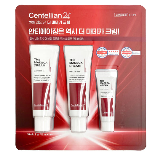 ์ผํ
๋ฆฌ์ ๋ง๋ฐ์นด ํฌ๋ฆผ ์์ฆ 4 50ml x 2 + 15ml Centellian Madeca Cream S4 50ml x 2 + 15ml