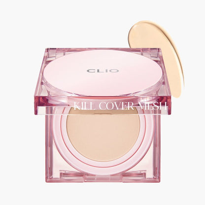 [CLIO] Kill Cover Mesh Glow Cushion 15g + Refill 15g SPF 50+ PA++++ 클리오 킬 커버 메쉬 글로우 쿠션 15g + 리필15g